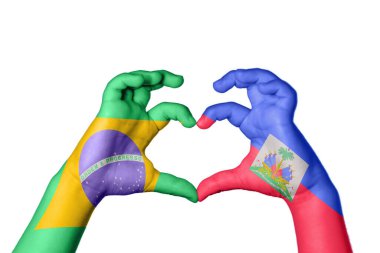 Brezilya Haiti Kalbi, El hareketi kalp yapma, Kırpma Yolu