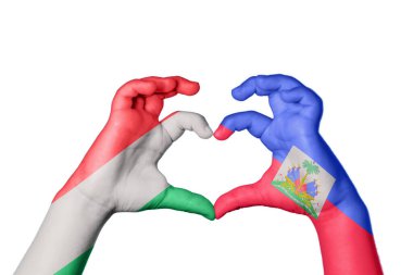 Macaristan Haiti Kalbi, El hareketi kalp yapma, Kırpma Yolu