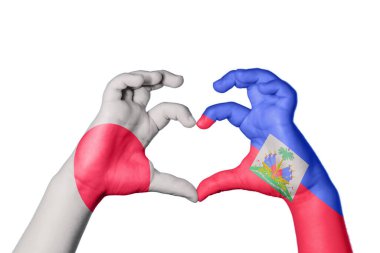 Japon Haiti Kalbi, El hareketi kalp yapma, Kırpma Yolu