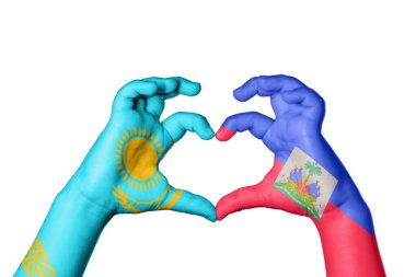 Kazakistan Haiti Kalbi, El hareketi kalp yapma, Kırpma Yolu