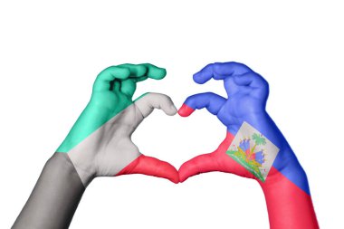 Kuveyt Haiti Kalbi, El hareketi kalp yapma, Kırpma Yolu