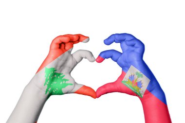 Lübnan Haiti Kalbi, El hareketi kalp yapma, Kırpma Yolu