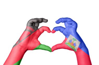 Malawi Haiti Kalbi, El hareketi kalp yapma, Kırpma Yolu