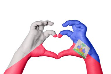 Polonya Haiti Kalbi, El hareketi kalp yapma, Kırpma Yolu