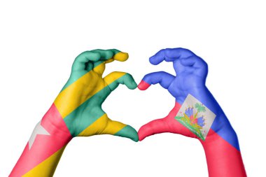 Togo Haiti Kalbi, El hareketi kalp yapma, Kırpma Yolu