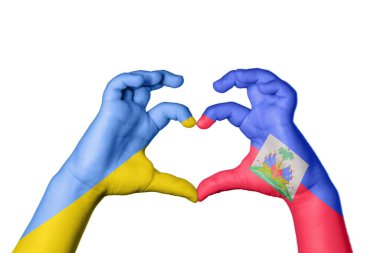 Ukrayna Haiti Kalbi, El hareketi kalp yapma, Kırpma Yolu