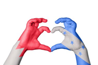Bahreyn Honduras Kalbi, El hareketi kalp yapma, Kırpma Yolu