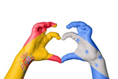 İspanya Honduras Kalbi, El hareketi kalp yapma, Kırpma Yolu