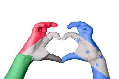 Sudan Honduras Kalbi, El hareketi kalp yapma, Kırpma Yolu