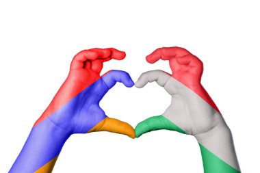 Ermenistan Macaristan Kalbi, El hareketi kalp yapma, Kırpma Yolu