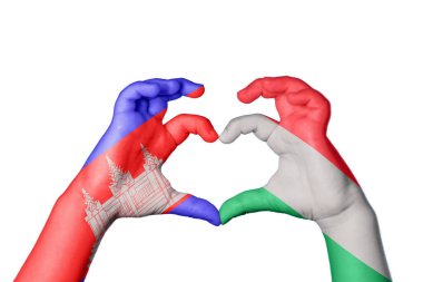 Kamboçya Macar Kalbi, El hareketi kalp yapma, Kırpma Yolu