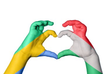 Gabon Macar Kalbi, El hareketi kalp yapma, Kırpma Yolu