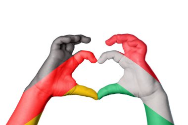 Almanya Macaristan Kalbi, El hareketi, kalp yapma, Kırpma Yolu