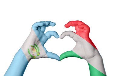 Guatemala Macaristan Kalbi, El hareketi kalp yapma, Kırpma Yolu