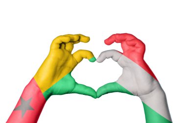 Gine Bissau Macaristan Kalbi, El hareketi kalp yapma, Kırpma Yolu