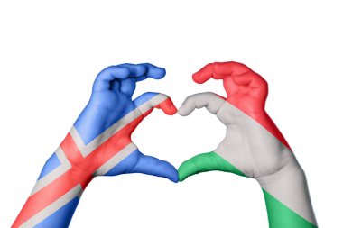 İzlanda Macaristan Kalbi, El hareketi kalp yapma, Kırpma Yolu