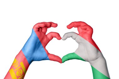 Moğolistan Macaristan Kalbi, El hareketi kalp yapma, Kırpma Yolu