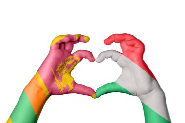 Sri Lanka Macaristan Kalbi, El hareketi kalp yapma, Kırpma Yolu