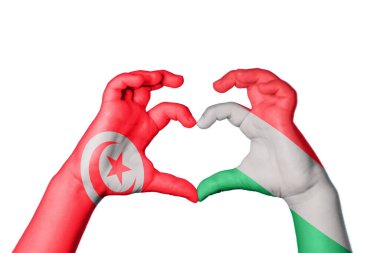 Tunus Macaristan Kalbi, El hareketi kalp yapma, Kırpma Yolu