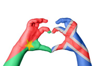 Burkina Faso İzlanda Kalbi, El hareketi kalp yapma, Kırpma Yolu