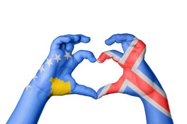 Kosova İzlanda Kalbi ve El hareketi kalp yaptı, Yol Kesme