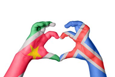 İzlanda Kalbi Surinam, El hareketi kalp yapma, Kırpma Yolu