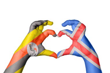 Uganda İzlanda Kalbi, El hareketi kalp yapmak, Kırpma Yolu