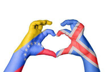 Venezuela İzlanda Kalbi, El hareketi kalp yapma, Kırpma Yolu