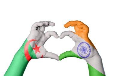 Cezayir Hindistan Kalbi, El hareketi kalp yapma, Kırpma Yolu