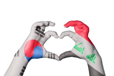 Güney Kore Irak Kalbi, El hareketi kalp yapma, Kırpma Yolu