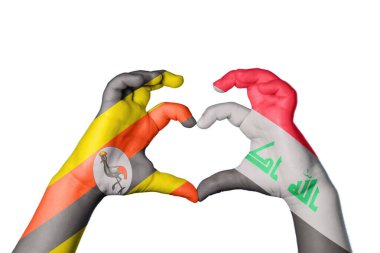 Uganda Irak Kalbi, El hareketi kalp yapmak, Kırpma Yolu