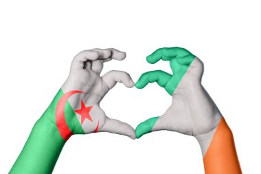 Cezayir İrlanda Kalbi, El hareketi kalp yapma, Kırpma Yolu