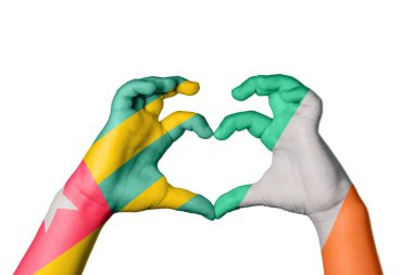 Togo İrlanda Kalbi, El hareketi kalp yapmak, Kırpma Yolu