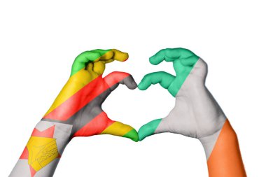 Zimbabwe İrlanda Kalbi, El hareketi kalp yapma, Kırpma Yolu