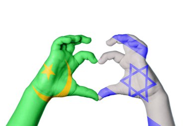 Moritanya İsrail Kalbi, El hareketi kalp yapma, Kırpma Yolu