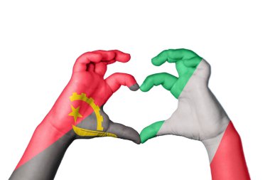 Angola İtalya Kalbi, El hareketi kalp yapma, Kırpma Yolu