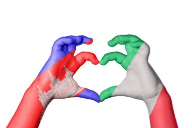 Kamboçya İtalya Kalbi, El hareketi kalp yapmak, Kırpma Yolu