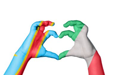 Demokratik Kongo Cumhuriyeti İtalya Kalbi, El hareketi kalp yapmak, Kırpma Yolu