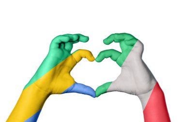 Gabon İtalya Kalbi, El hareketi kalp yapma, Kırpma Yolu