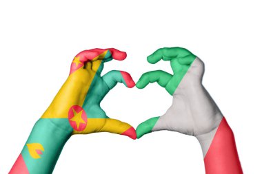 Grenada İtalya Kalbi, El hareketi kalp yapma, Kırpma Yolu