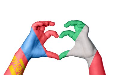 Moğolistan İtalya Kalbi, El hareketi kalp yapma, Kırpma Yolu