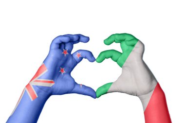 Yeni Zelanda İtalya Kalbi, El hareketi kalp yapma, Kırpma Yolu