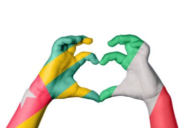 Togo İtalya Kalbi, El hareketi kalp yapmak, Kırpma Yolu