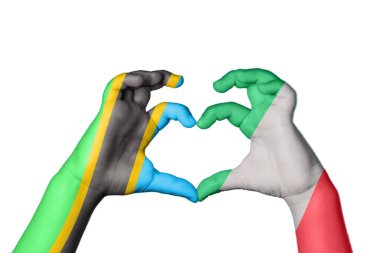 Tanzanya İtalya Kalbi, El hareketi kalp yapma, Kırpma Yolu