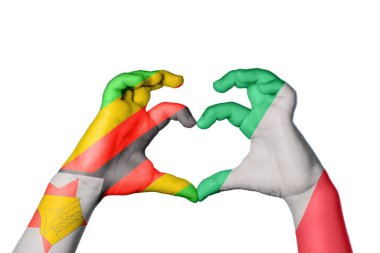 Zimbabwe İtalya Kalbi, El hareketi kalp yapma, Kırpma Yolu