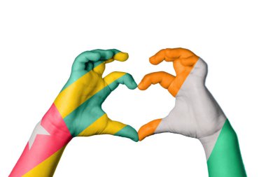 Togo Fildişi Sahil Kalbi, El hareketi kalp yapma, Kırpma Yolu