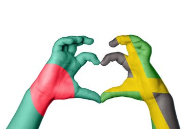 Bangladeş Jamaika Kalbi, El hareketi kalp yapma, Kırpma Yolu