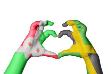 Burundi Jamaika Kalbi, El hareketi kalp yapma, Kırpma Yolu