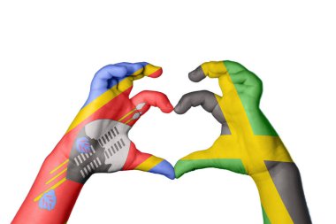 Eswatini Jamaika Kalbi, El hareketi kalp yapma, Kırpma Yolu