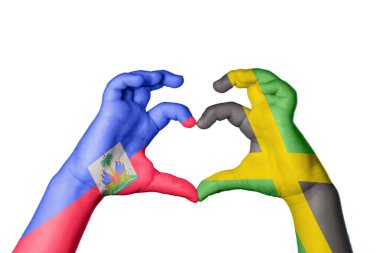 Haiti Jamaika Kalbi, El hareketi kalp yapma, Kırpma Yolu